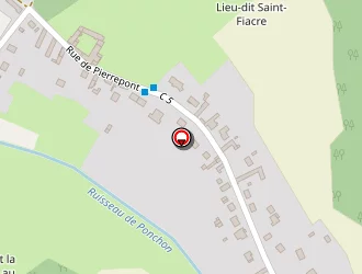 Carte de Théry (sté Et Cie) à Ponchon