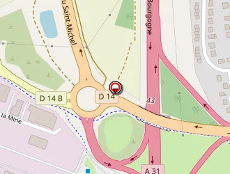 Carte de Hôtel Kyriad Design Enzo Thionville à Thionville