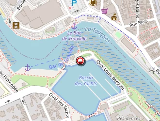 Carte de La Boheme à Deauville