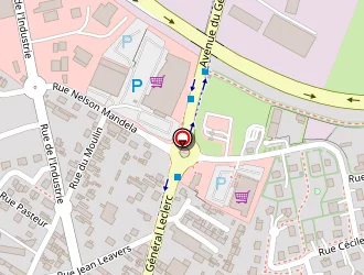 Carte de Intermarché Super à Grand-couronne