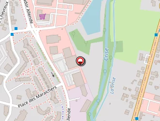 Carte de La Foire Fouille à Soissons