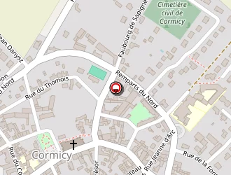 Carte de Février Bernard à Cormicy