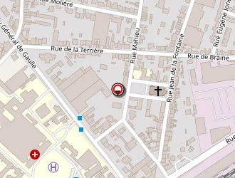 Carte de Café De La Gare à Soissons