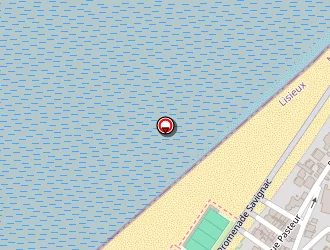 Carte de Tennis De La Plage à Trouville-sur-mer