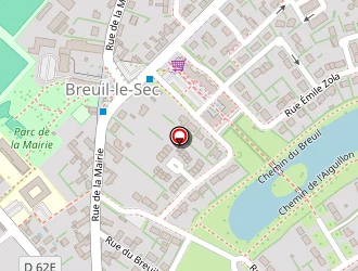 Carte de La Poste à Breuil-le-sec