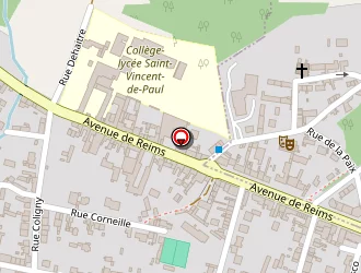 Carte de Israel Nicolas à Soissons