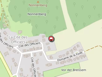 Carte de La Cité Des Officiers à Kœnigsmacker