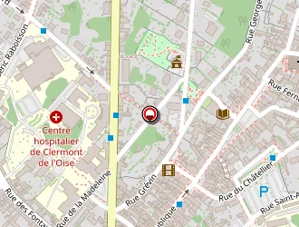 Carte de Groupes Scolaires à Clermont