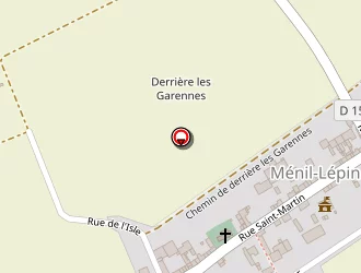 Carte de Galland (earl) à Ménil-lépinois