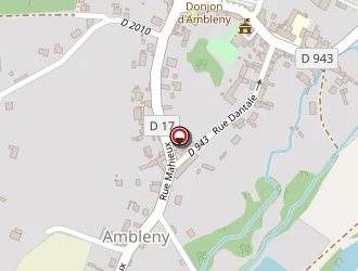 Carte de Le Millery à Ambleny