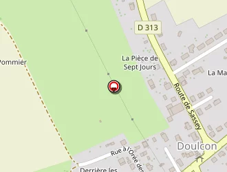 Carte de Salle Des Fêtes à Doulcon