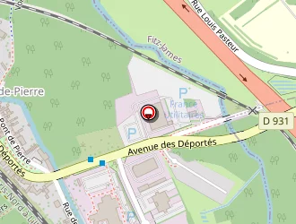 Carte de Espace Le Saint Geran à Clermont