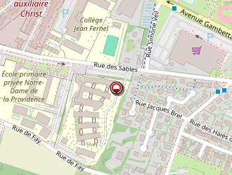 Carte de Pressing Clermontois à Clermont