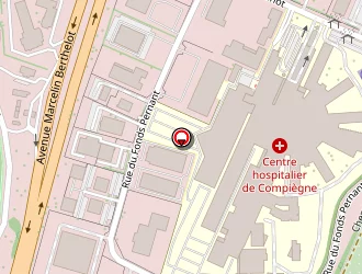 Carte de Roc Eclerc Delerue Richard à Compiègne