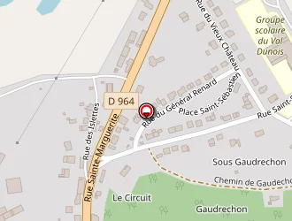 Carte de Salle Polyvalente à Dun-sur-meuse