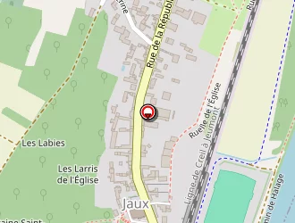 Carte de El Moudene à Jaux