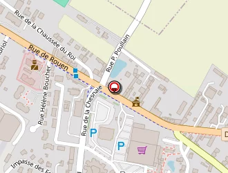 Carte de Normantel à Boos