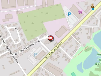 Carte de Renault Garage Gandossi à Soissons