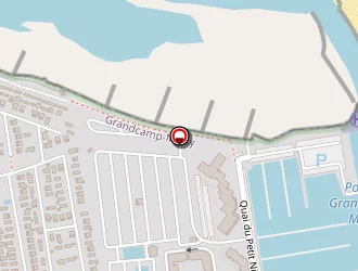 Carte de L'estran à Grandcamp-maisy