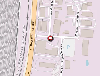 Carte de Calberson Normandie à Saint-étienne-du-rouvray