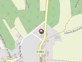 Carte de Rousseau Vincent à Oeuilly