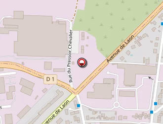 Carte de Henry Yvonne à Soissons