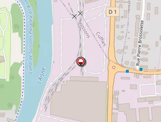 Carte de Centre De Secours à Soissons