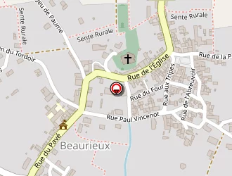 Carte de Les Beaux Jours à Beaurieux