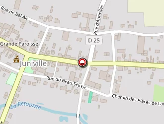 Carte de Gilles Lefèvre à Juniville