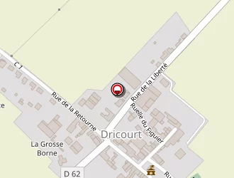 Carte de Mairie à Dricourt