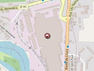 Carte de Saint Gobain Emballage à Cuffies