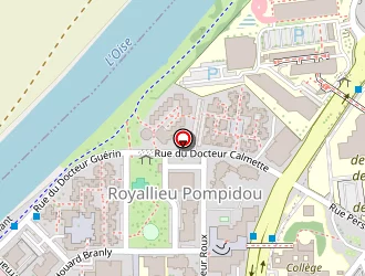 Carte de Centre Aéré Pompidou à Compiègne