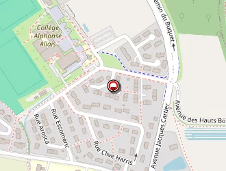 Carte de Lycée Polyvalent Albert Sorel à Honfleur