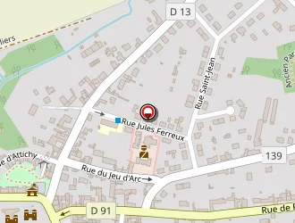 Carte de La Poste à Vic-sur-aisne