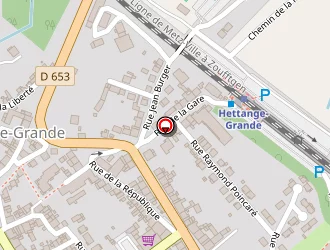 Carte de Garage Sandt Eugène à Hettange-grande