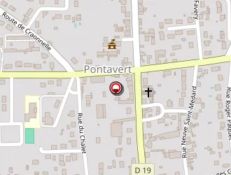 Carte de Complexe Sportif à Pontavert