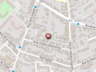 Carte de Association Accueil Et Formation à Compiègne