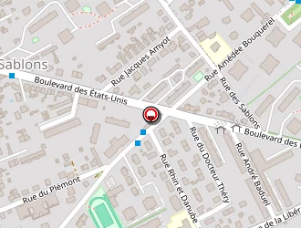 Carte de City Stade - Les Sablons à Compiègne