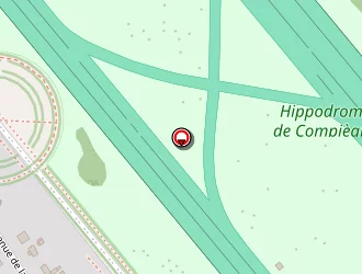 Carte de Société Des Courses De Compiègne à Compiègne