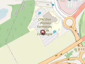 Carte de Hôtel Quick Palace à Jaux