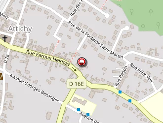 Carte de Les 4 Battants à Attichy