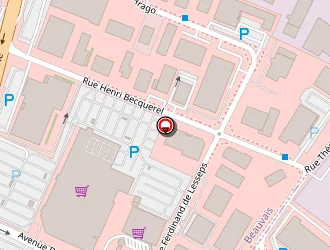 Carte de Odyssée Moto à Beauvais