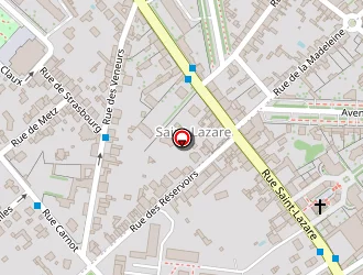 Carte de Au P'tit Saint Lazare à Compiègne