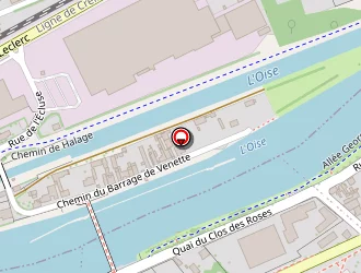 Carte de Dacia Gueudet Concessionnaire à Compiègne