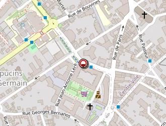 Carte de Secours Catholique à Compiègne