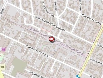 Carte de Abert Bruno à Rouen