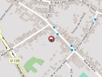 Carte de Boulangerie Covelli à Beauvais