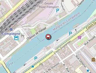 Carte de Parking General Leclerc à Compiègne