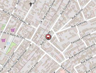 Carte de Le Point Du Jour à Rouen