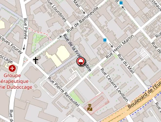 Carte de Gymnase Dévé à Rouen